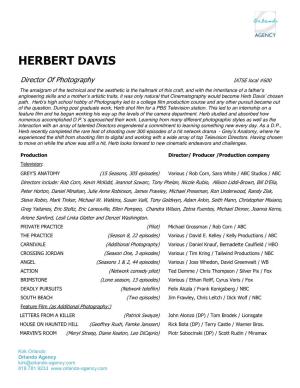 Herbert Davis