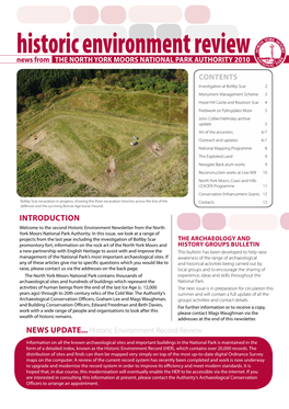 Historic Environment Review News from the NORTH YORK MOORS NATIONAL PARK AUTHORITY 2010