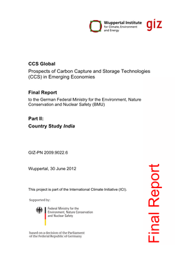 CCS Global Final Report