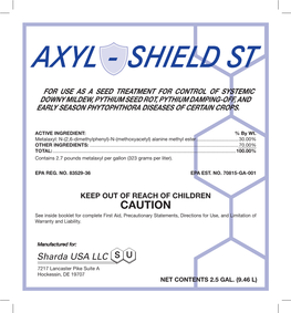 Axyl - Shield St
