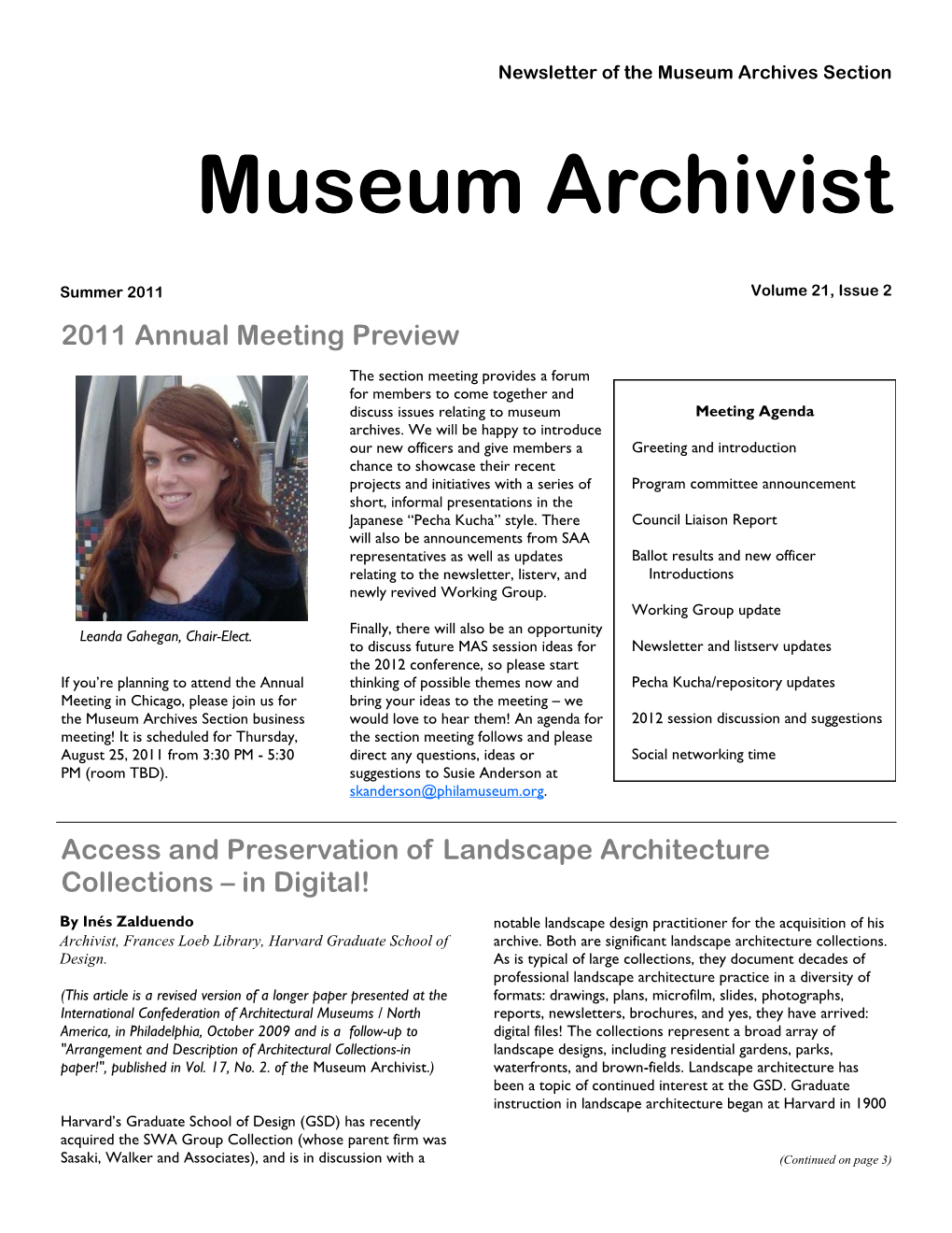 Museum Archivist