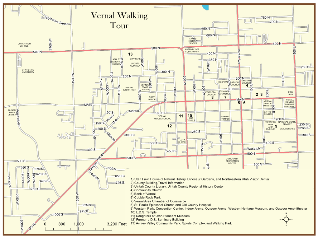 Vernal Walking Tour