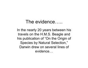The Evidence…