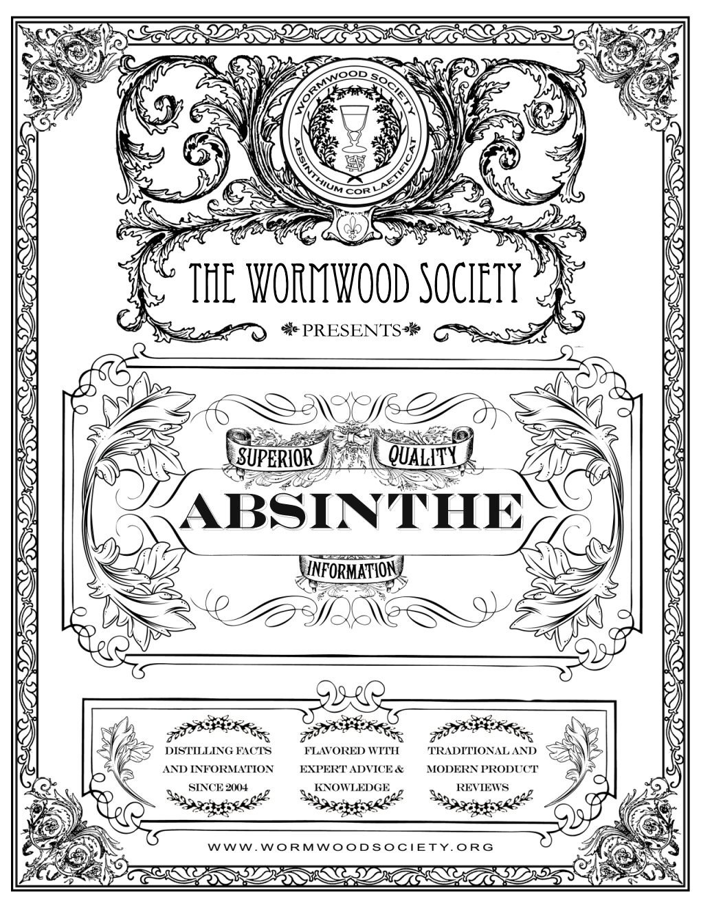 Wormwood Society Absinthe 101 Flyer