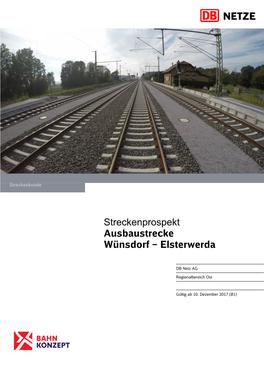 Streckenprospekt ABS Wünsdorf – Elsterwerda (Stand: 8. Dezember 2017)