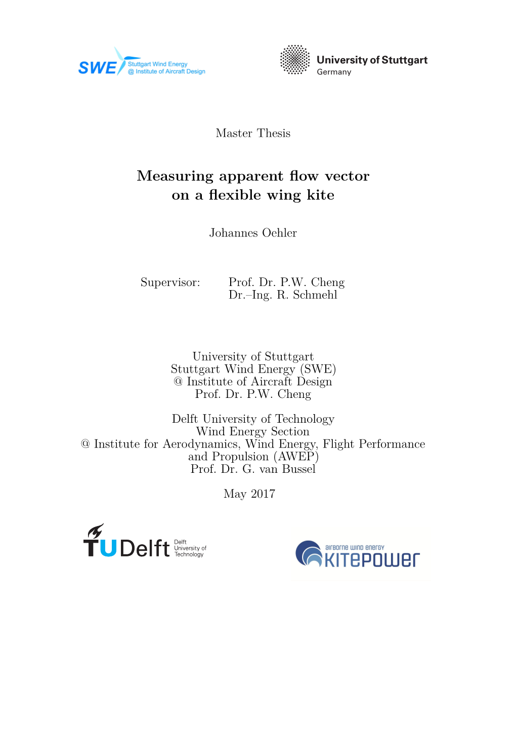 Measuring Apparent Flow Vector on a Flexible Wing Kite