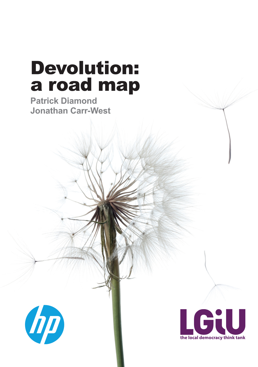 Devolution: a Road Map Patrick Diamond Jonathan Carr-West Lgiu Devolution: a Road Map 1 Foreword