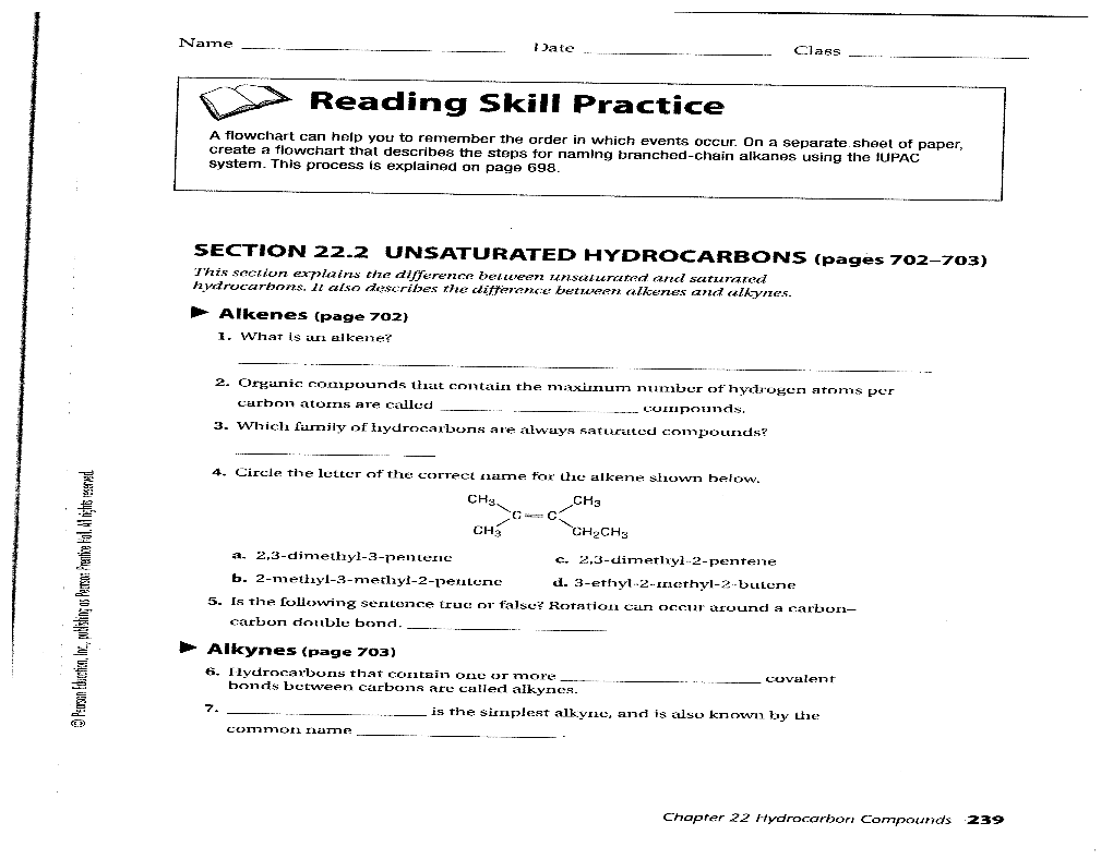 Reading Skillpractice