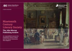 Nineteenth Century Literary Society (John Murray)