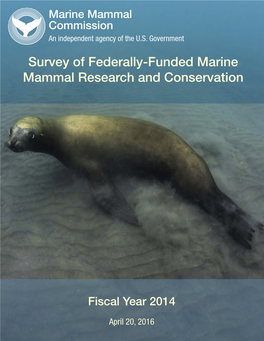 Survey of Federally-Funded Marine Mammal Research and Conservation
