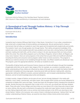 A Chronological Look Through Fashion History: a Trip Through Fashion History As Art and Film