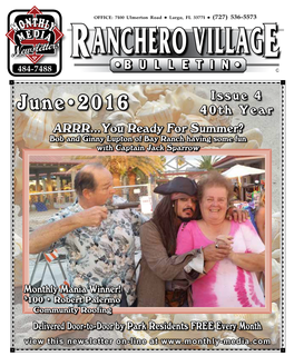 Ranchero Village 484-7488 • B U L L E T I N • C