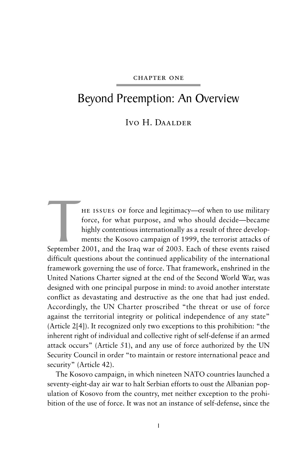 Beyond Preemption: an Overview