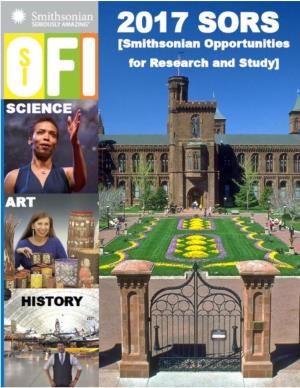 Smithsonian Opportunities for Research and Study Guide Can Be Found Online At
