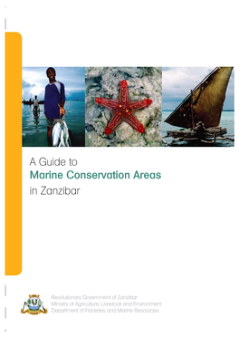 A Guide to Marine Conservation Areas in Zanzibar