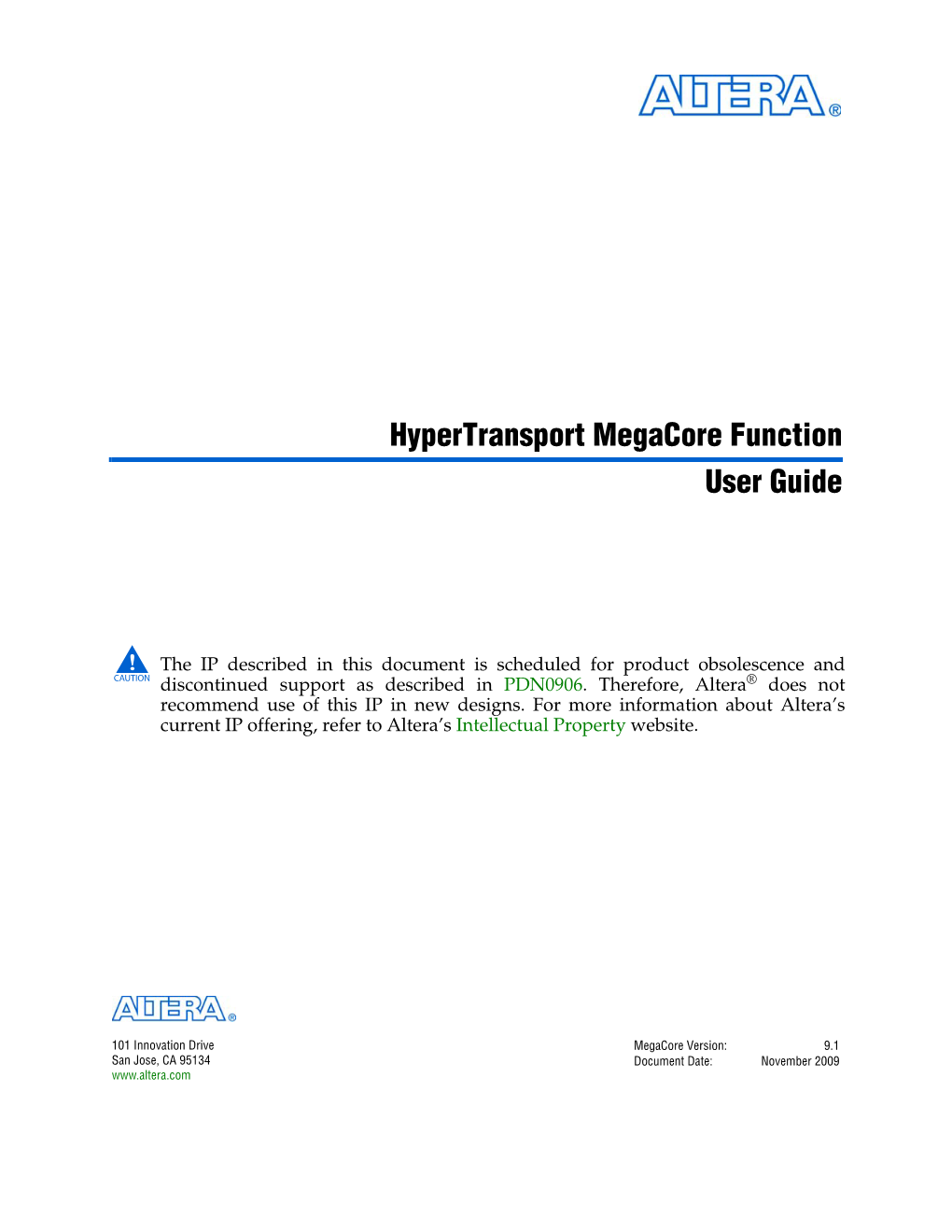 Hypertransport Megacore Function User Guide.Pdf