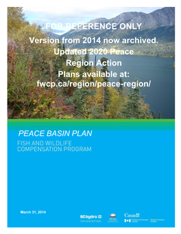 Peace Basin Plan