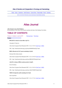 Atlas Journal