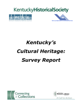 Kentucky's Cultural Heritage: Survey Report