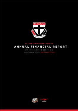 2018 St Kilda Annual Report