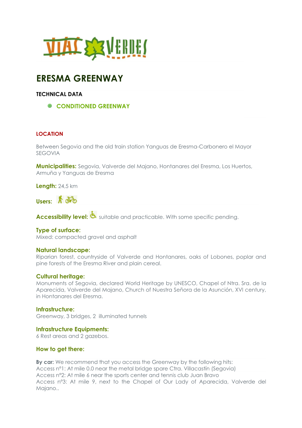 Eresma Greenway