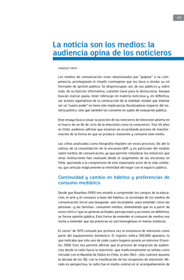 La Noticia Son Los Medios: La Audiencia Opina De Los Noticieros