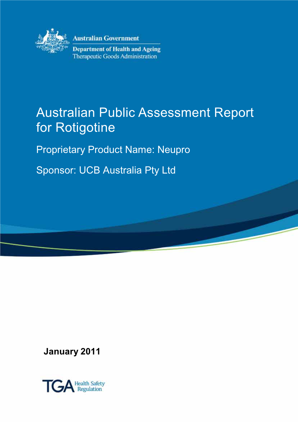 Australian Public Assessment Report for Rotigotine