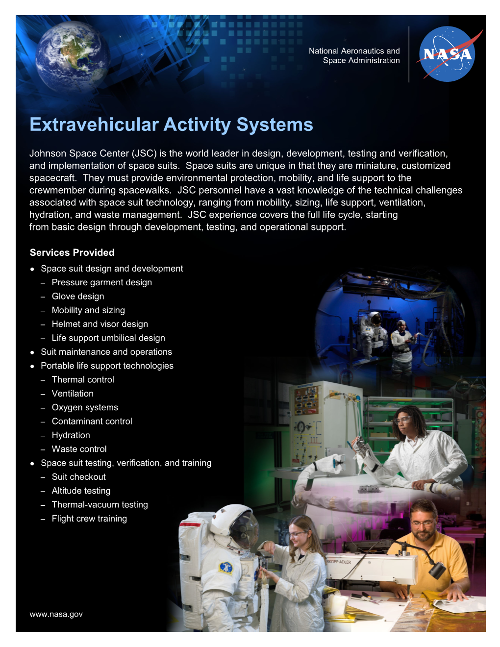 Extravehicular Activity Systems