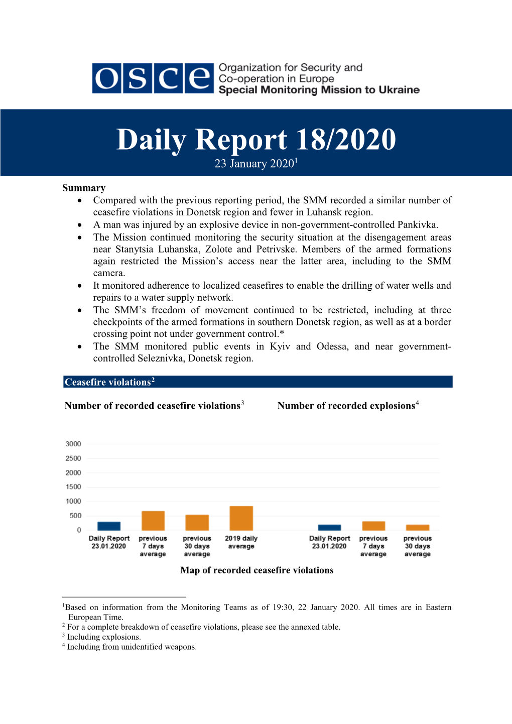 Daily Report 18/2020 23 January 20201