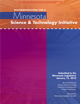 Science & Technology Initiative