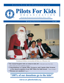 November 2007 Newsletter