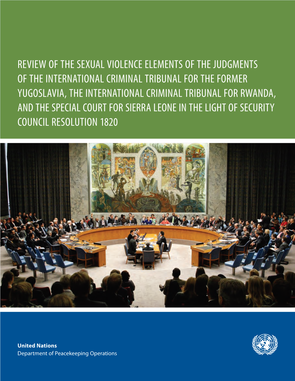 Review of the Sexual Violence Elements of the Judgments