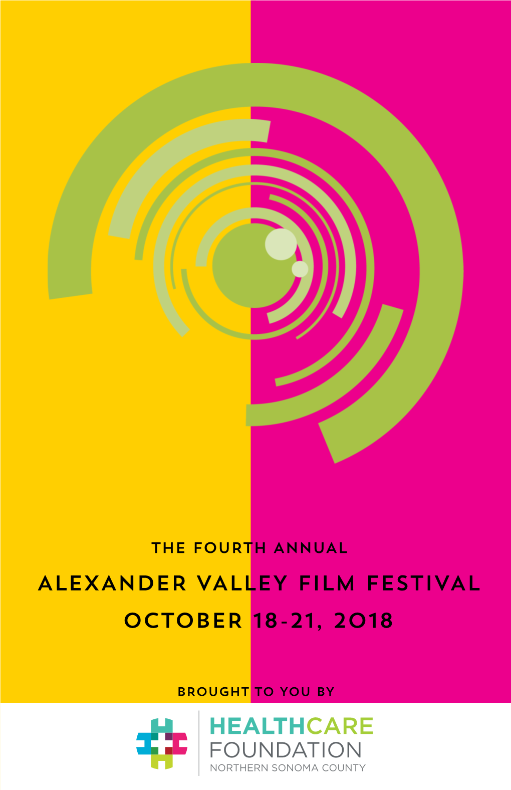 Alexander Valley Film Festival October 18-21, 2018