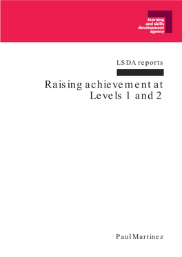 LSDA Achievement Strategies by Paul Martinez