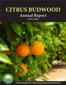 CITRUS BUDWOOD Annual Report 2019-2020