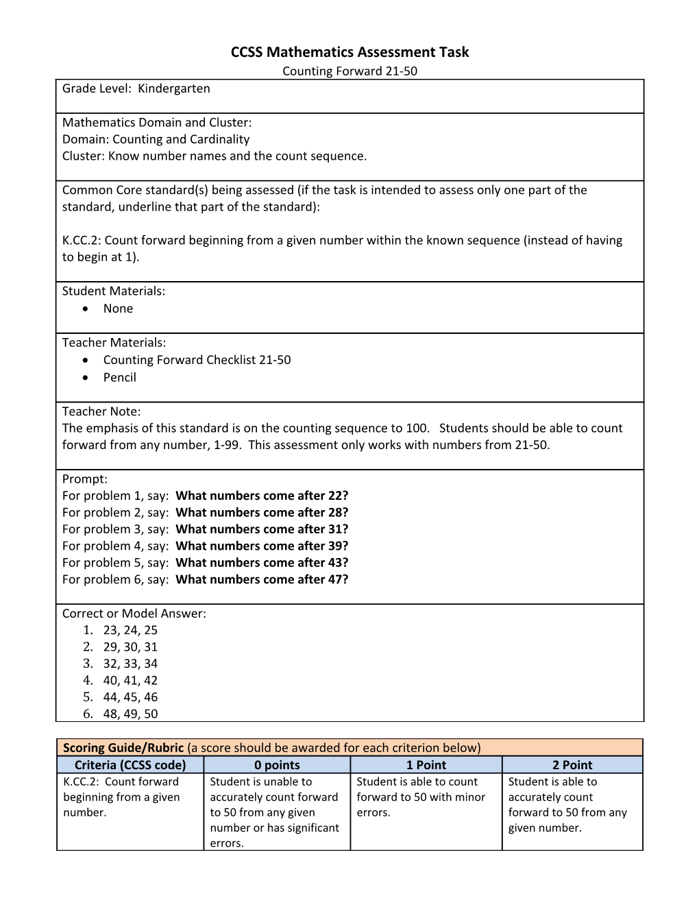 CCSS Mathematics Assessment Task s6