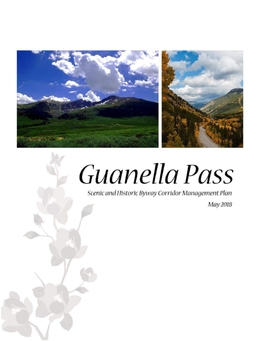 Guanella Pass Scenic and Historic Byway Corridor Management Plan
