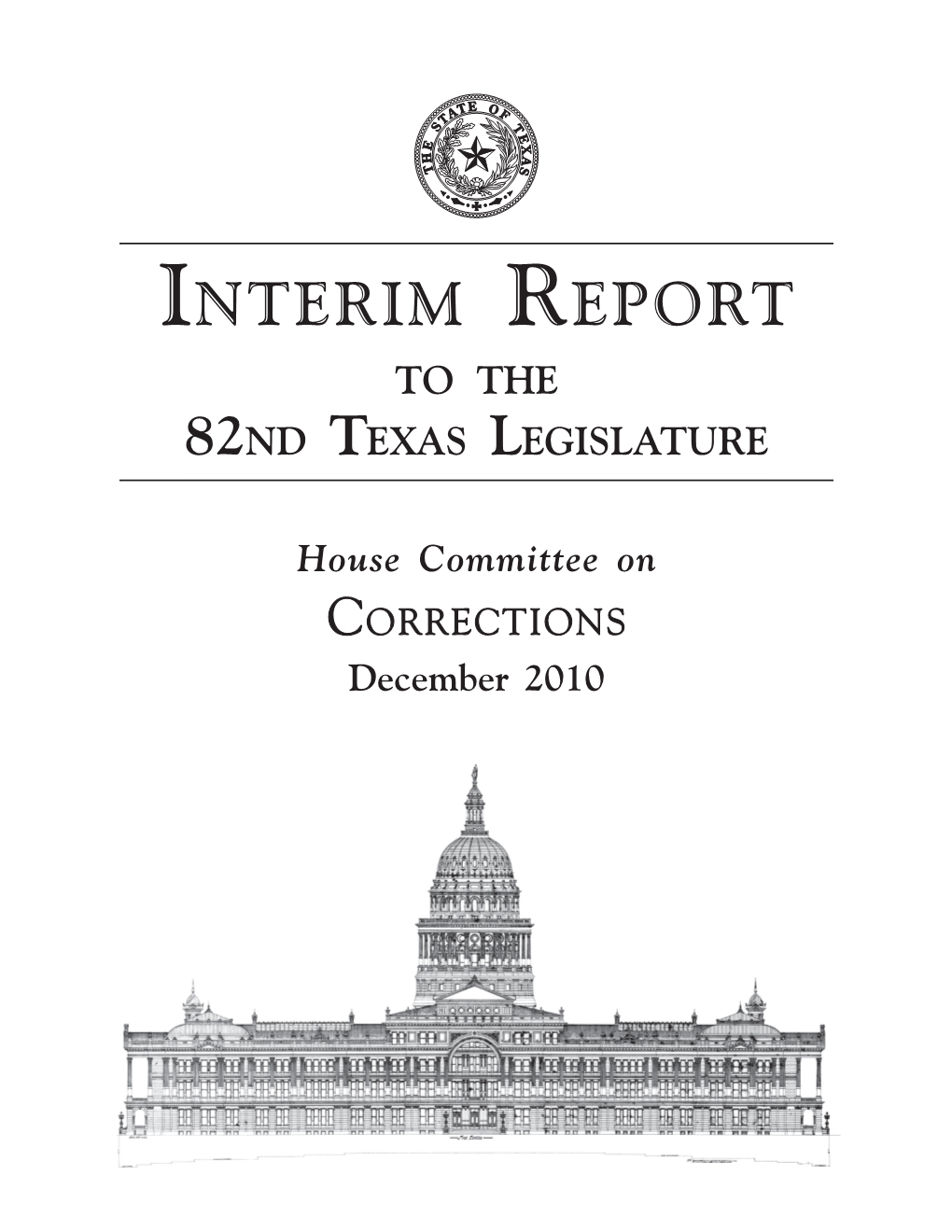 Interim Report to the 82Nd Texas Legislature