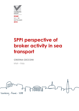 SPPI Perspective of Broker Activity in Sea Transport
