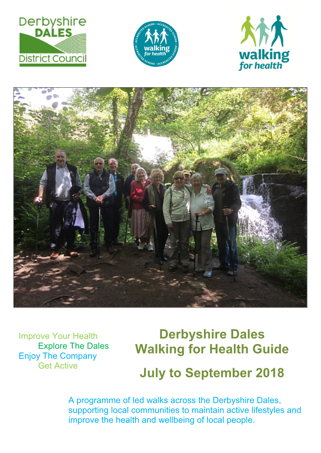 Derbyshire Dales Walking for Health Guide July to September 2018