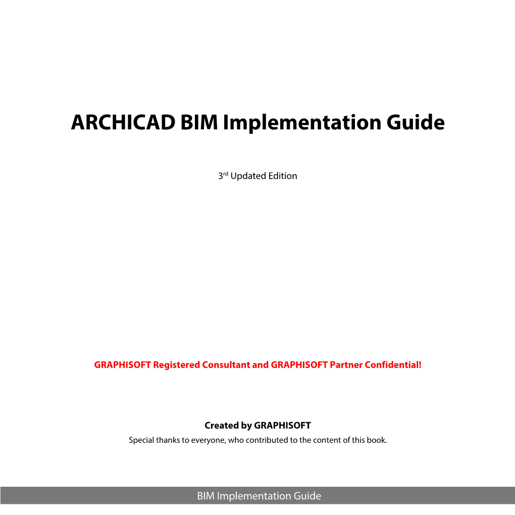 ARCHICAD BIM Implementation Guide