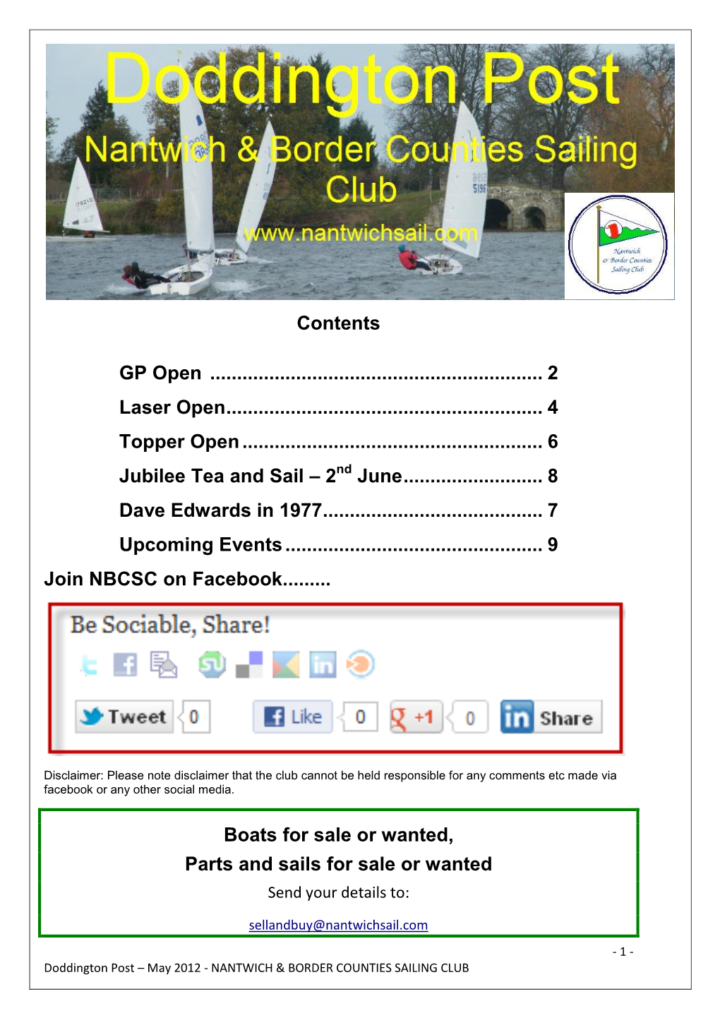 GP14 Midland Bell – Event Three – Nantwich & Border Counties Sailing Club