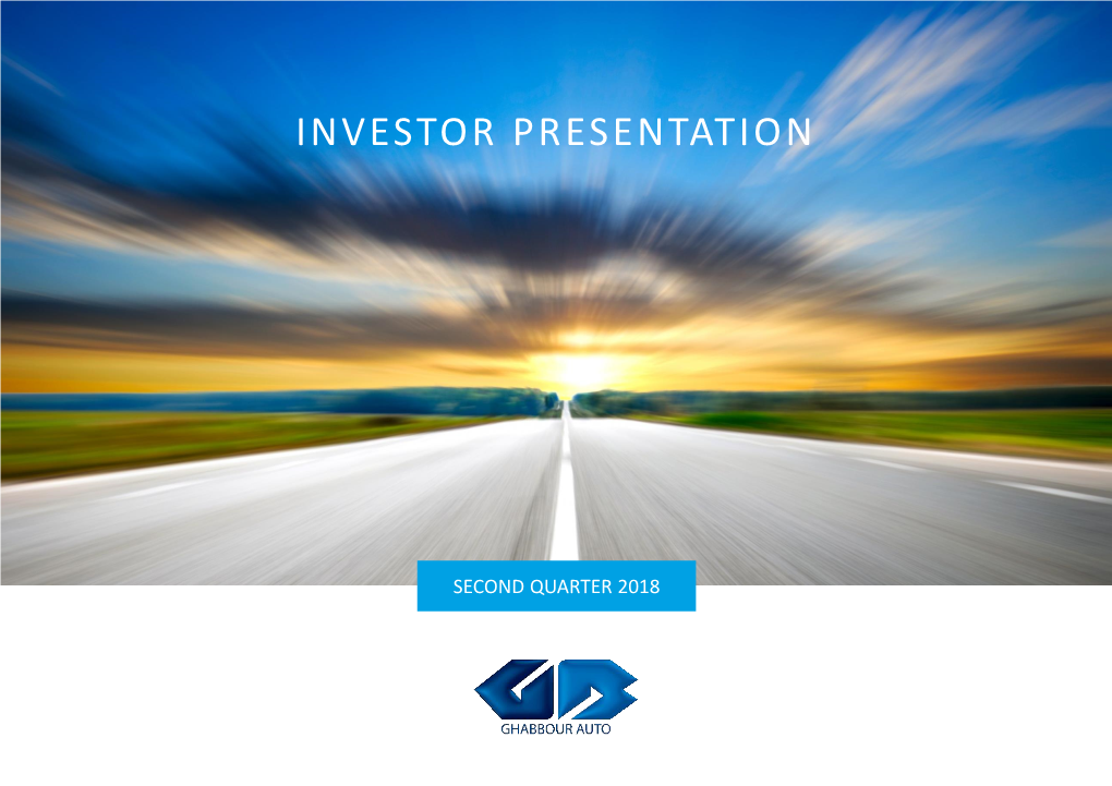 Investor Presentation