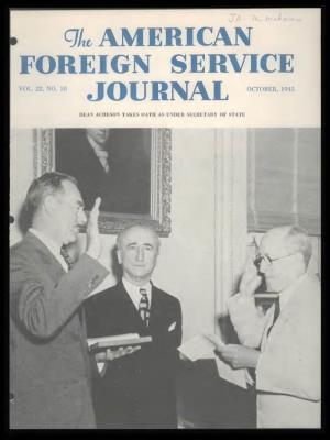 The Foreign Service Journal, October 1945