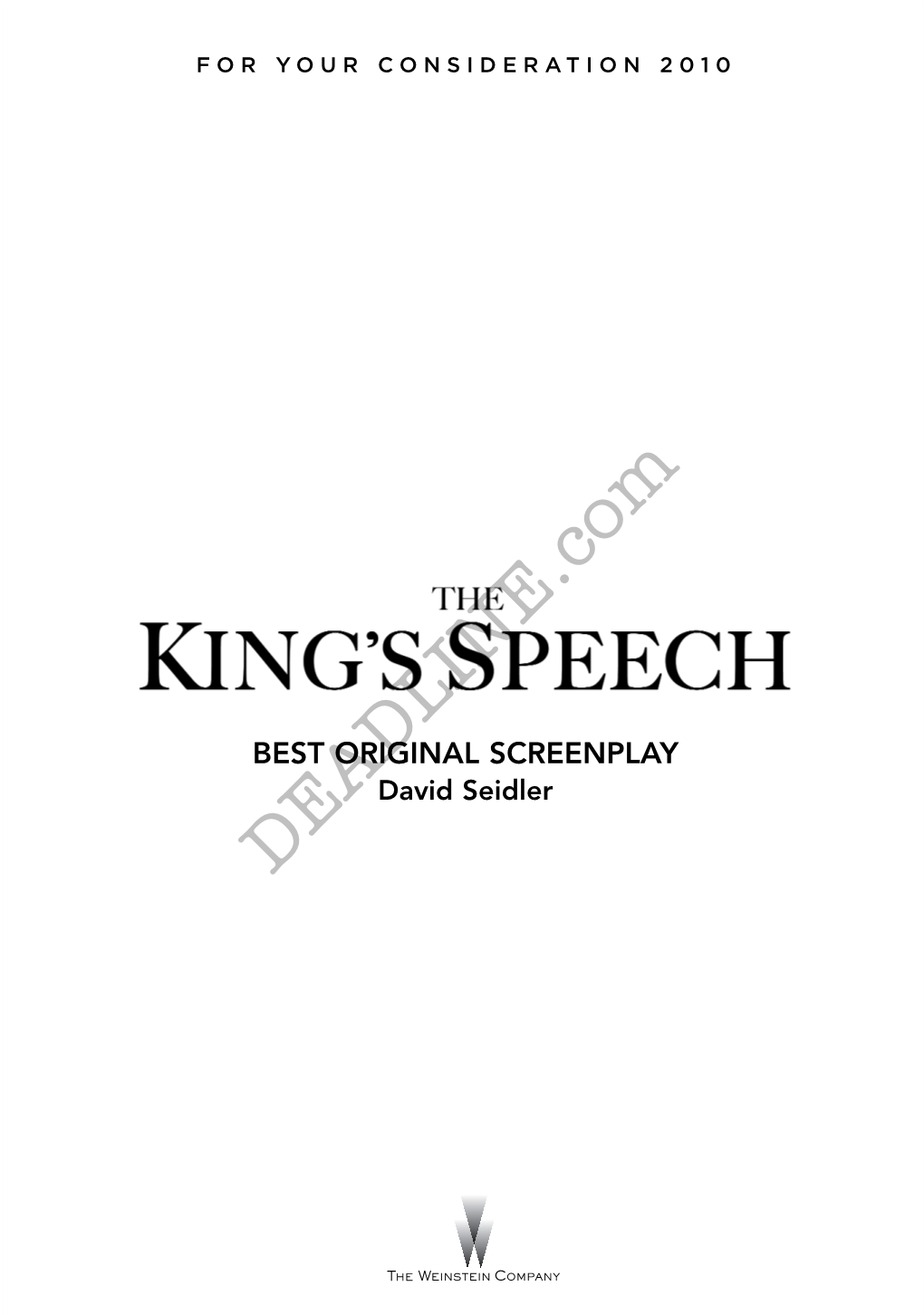 The King's Speech