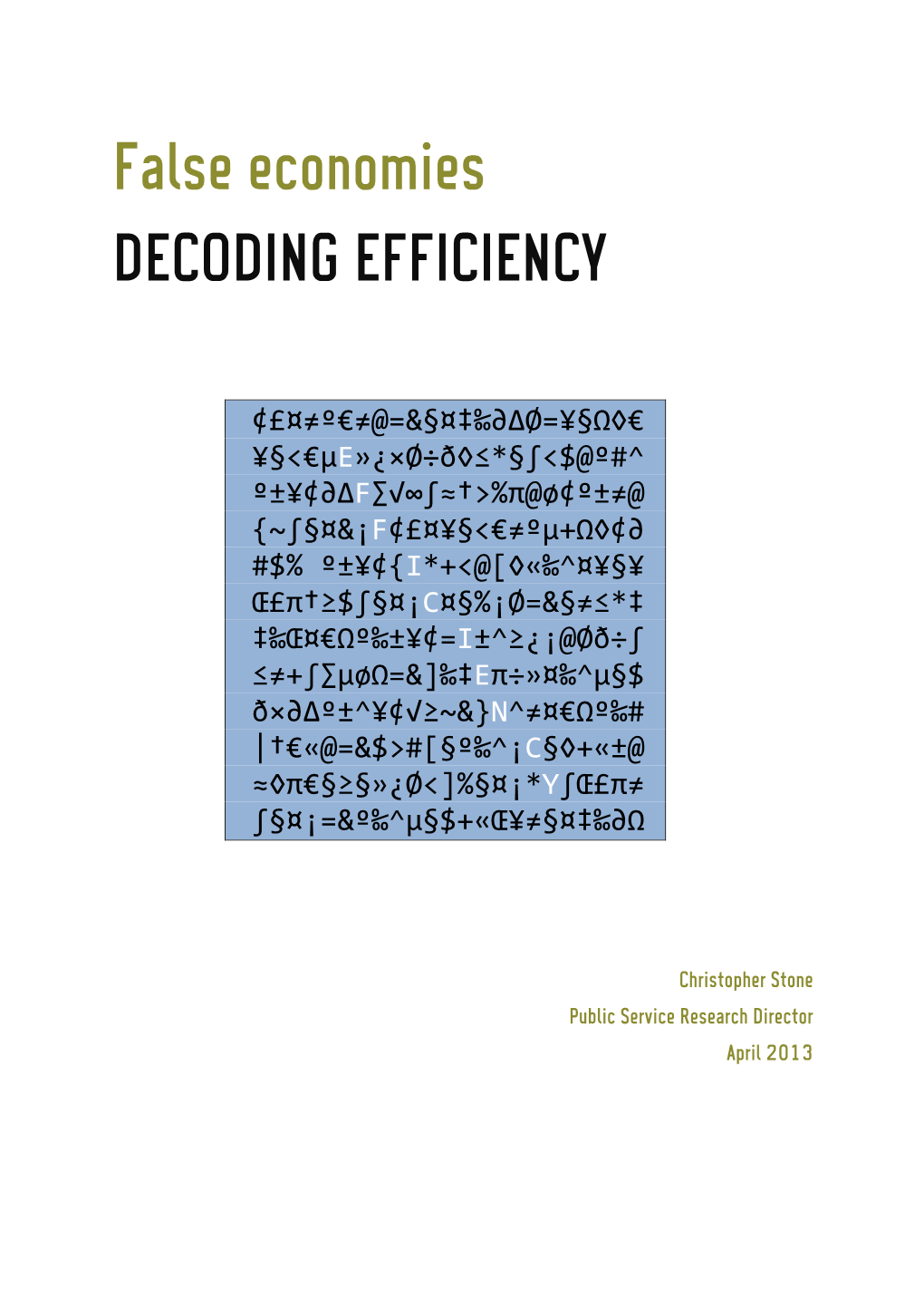 Decoding Efficiency