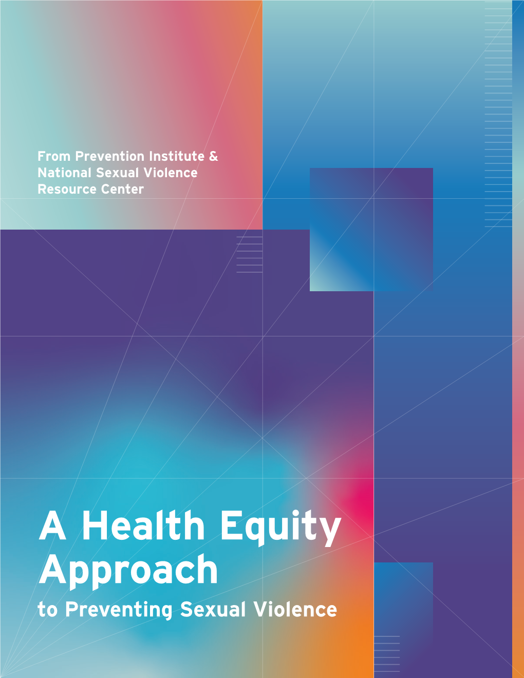 A Health Equity Approach to Preventing Sexual Violence