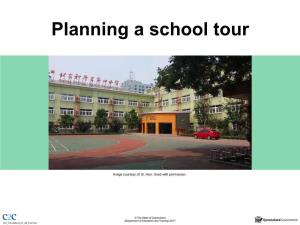 Planning a School Tour