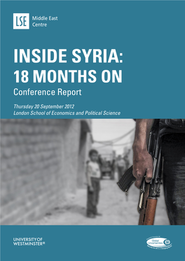 INSIDE SYRIA: 18 MONTHS on Conference Report