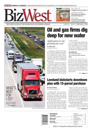 Oil and Gas Firms Dig Deep for New Water
